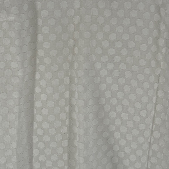 41 HAWTHORN Ezide Polka Dot Textured Mixed Material Tank Top Shirt - White - S - Picture 4 of 12